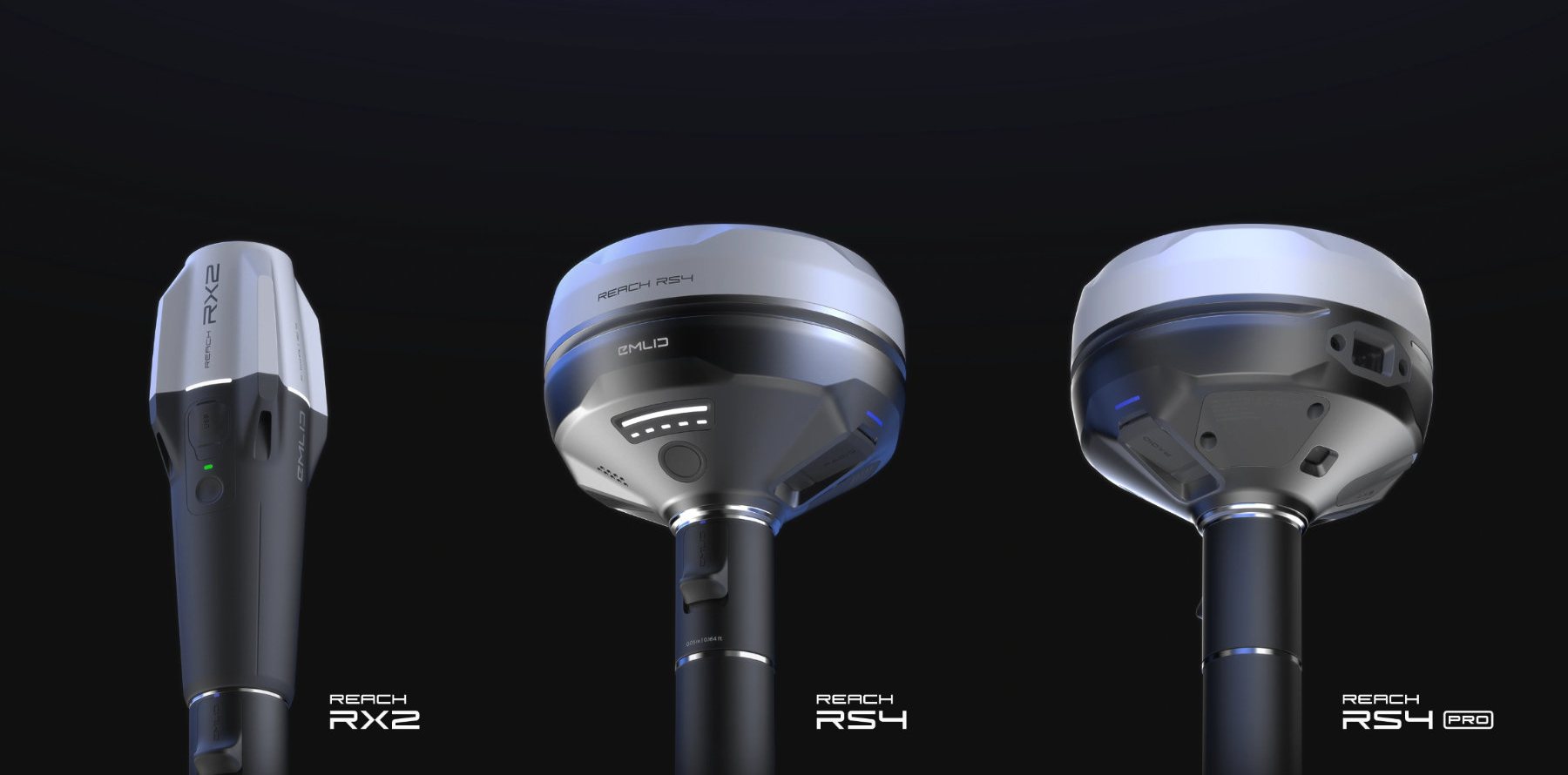 Emlid Reach RX2, RS4 and RS4 Pro receivers